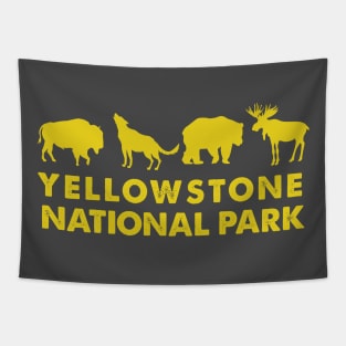 Yellowstone National Park Retro Tapestry