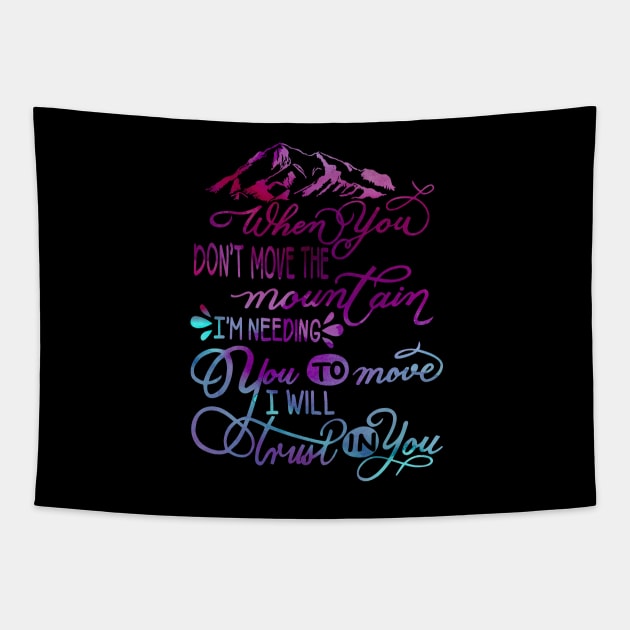 Trust in you - Lauren Daigle - faith christian music Tapestry by papillon