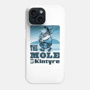 Scottish Bagpipe Playing Mole Of Kintyre Pipe Band Phone Case