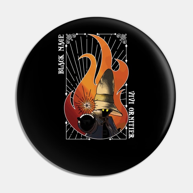 The Black Mage Pin by Pyier