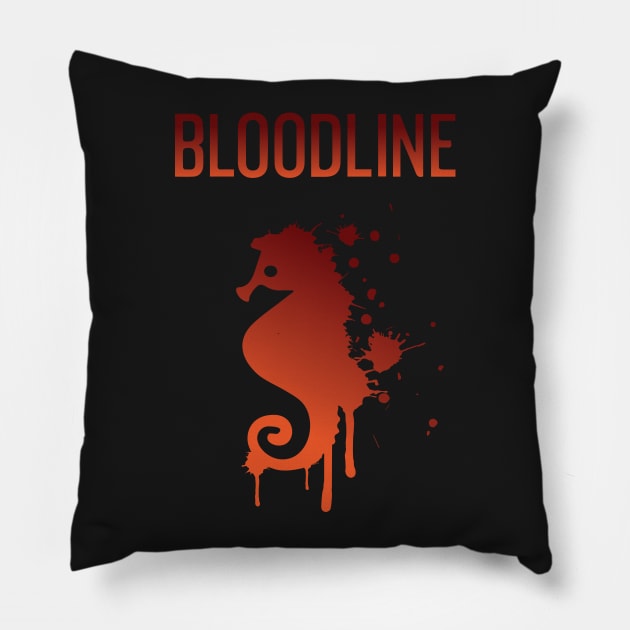 Bloodline Seahorse Pillow by conshapeveg