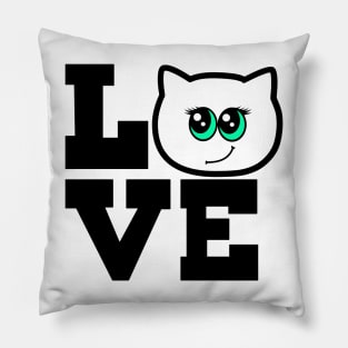 LOVE Cat Pillow