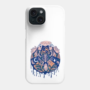 Teal Salmon Mystic Cancer Phone Case