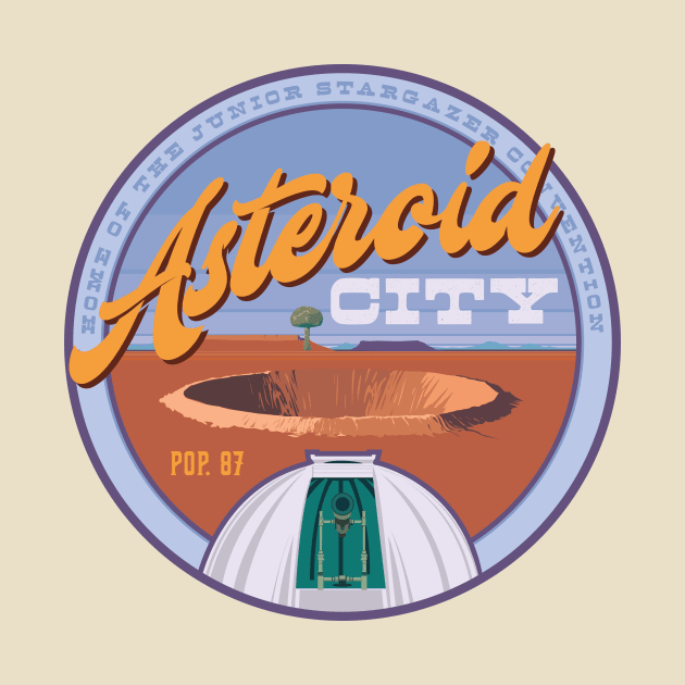 Asteroid City by MindsparkCreative