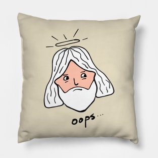 Oops God Pillow