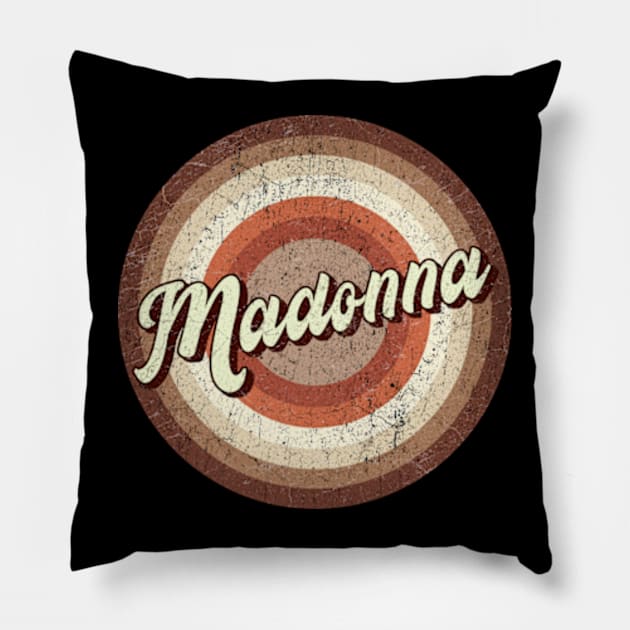 Vintage brown exclusive - madonna Pillow by roeonybgm