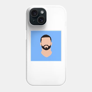 Kyle Walker Minimalistic Face Art Phone Case