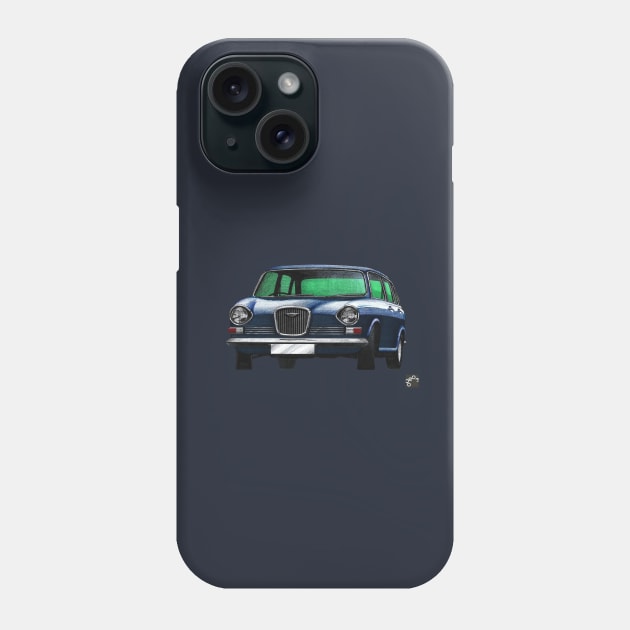 Geo3Doodles Wolseley Six Doodle Phone Case by Geo3doodles