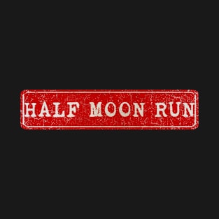 vintage retro plate Half Moon Run T-Shirt