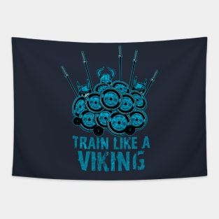 Train Like A Viking Tapestry