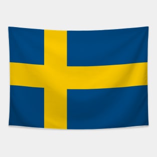 Swedish Flag in its Official Colors Tapestry