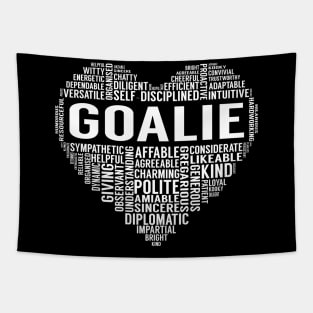 Goalie Heart Tapestry