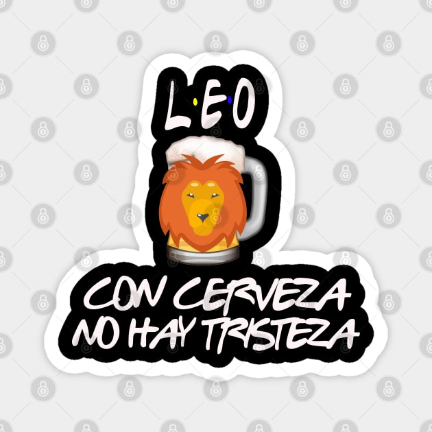 Leo Friends Magnet by Cervezas del Zodiaco