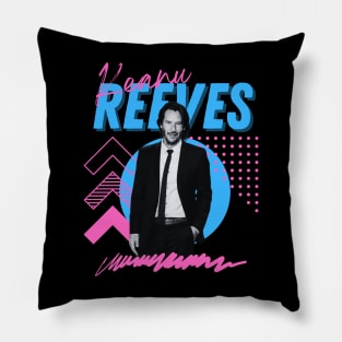 Keanu reeves***original retro Pillow