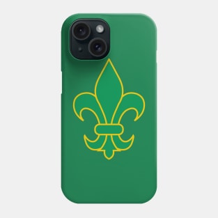 fleur de lis (green) Phone Case