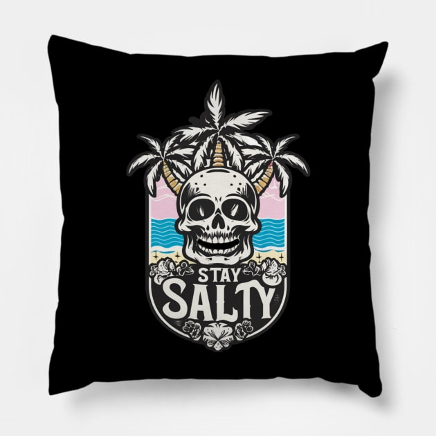 Stay Salty Pillow by WyldbyDesign