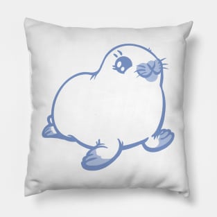 Palest Baby Harp Seal the Animal Pillow