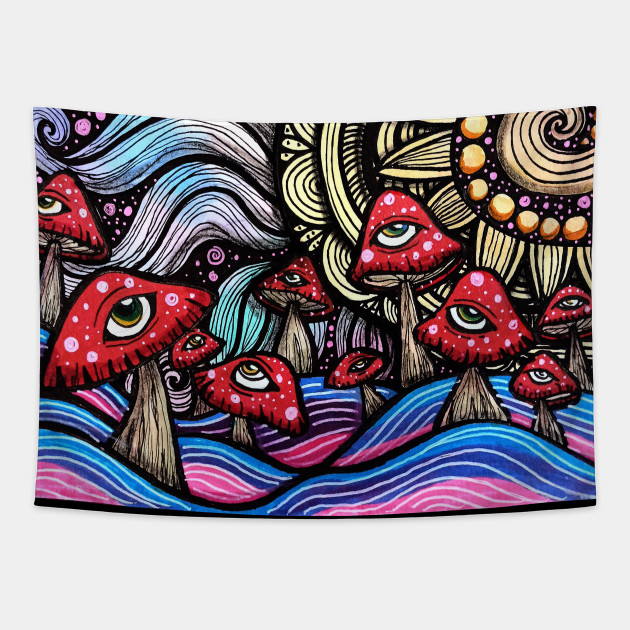 Shrooms tapestry online
