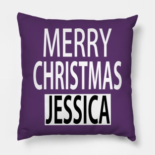 Merry Christmas Jessica Pillow