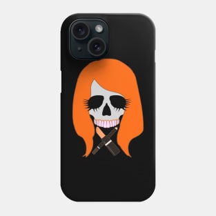 Cosmetologist Skull Phone Case