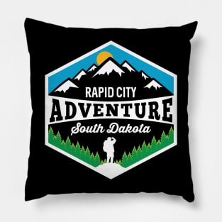 Rapid City Adventure South Dakota Hiking Wilderness Pillow