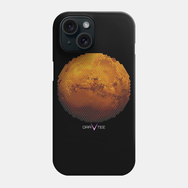 Mars in Triangles Phone Case by GraVtee