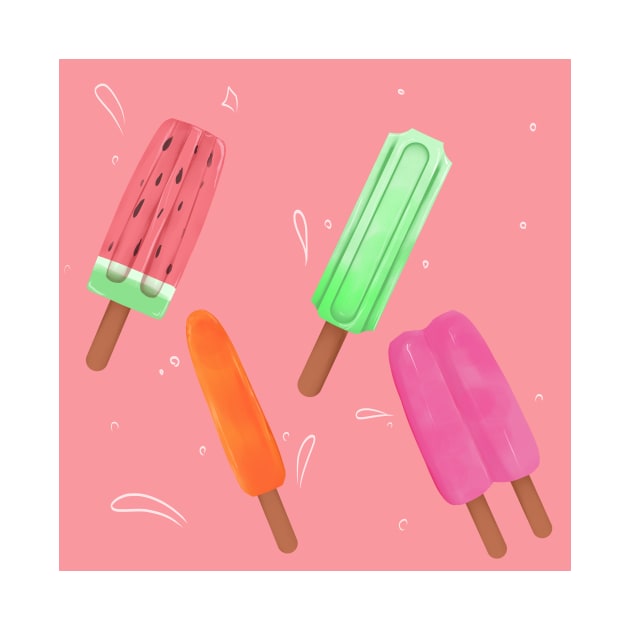 Popsicle Pattern by BubblyBlueJelly