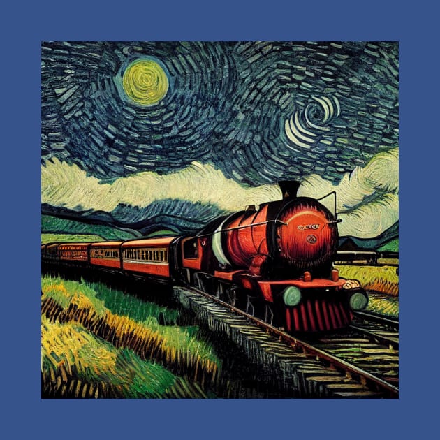 Starry Night Wizarding Express Train by Grassroots Green