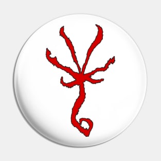 Bloodborne - Beast Rune (black outline) Pin