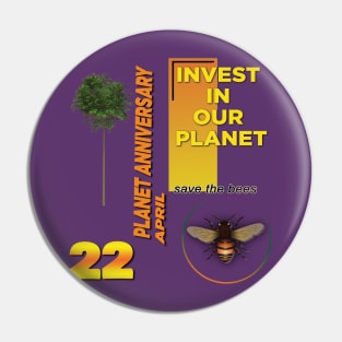 Earth Day Everyday Earth Day - Planet Anniversary 2023. Pin