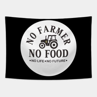 No Farmer No Food Tapestry