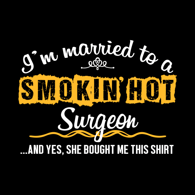 For Surgeon's Husband Funny Gift by divawaddle