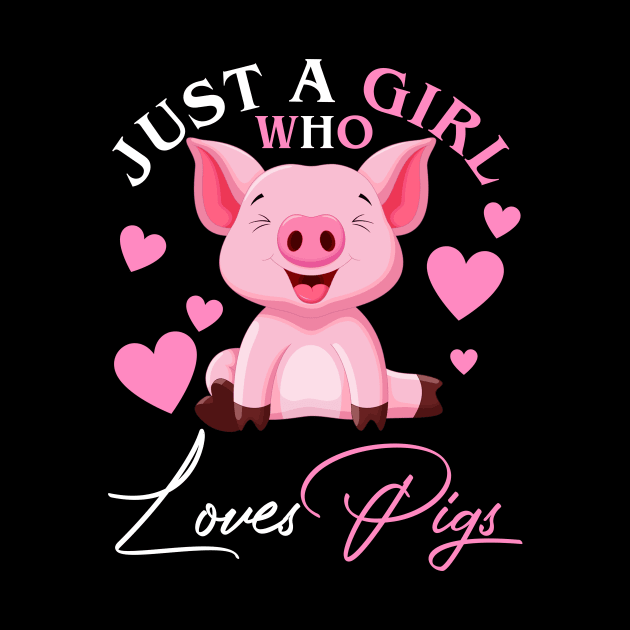 Just a girl who loves pigs by artbooming