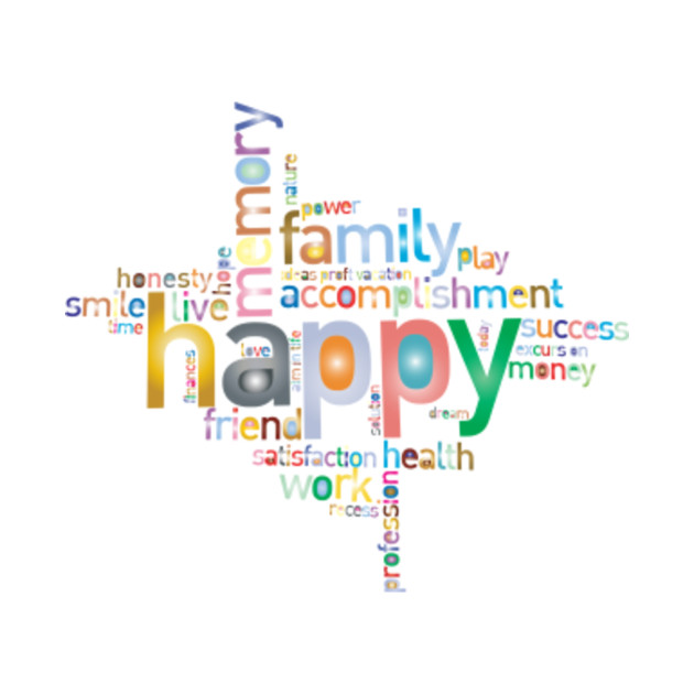 limited edition exclusive prismatic happy family word cloud 2 no background family word design