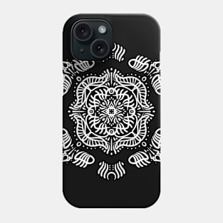 Branch Out Black and White Mandala Phone Case