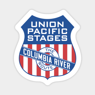 Union Pacific Vintage Columbia River Bus Route Magnet