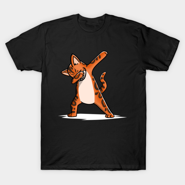 Discover Funny Dabbing Bengal Cat - Bengal Cat - T-Shirt