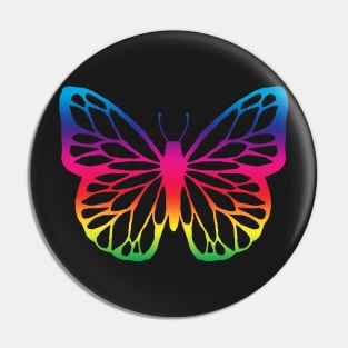 rainbow butterfly Pin