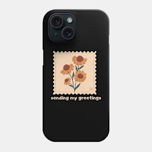 Daisies Minimalist Flora Positive Retro Vintage Phone Case