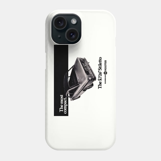 SUNBEAM STILETTO - advert Phone Case by Throwback Motors