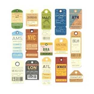 Vintage Luggage Tags T-Shirt