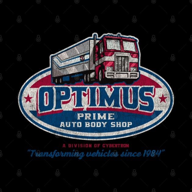 Optimus Prime Auto Body Shop Worn by Alema Art