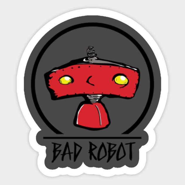 Bad Robot Movies Sticker Teepublic