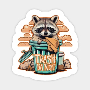 Raccoon trash bandit Magnet