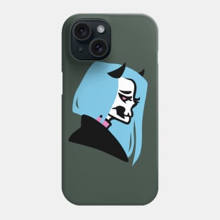 Sad sceleton Phone Case