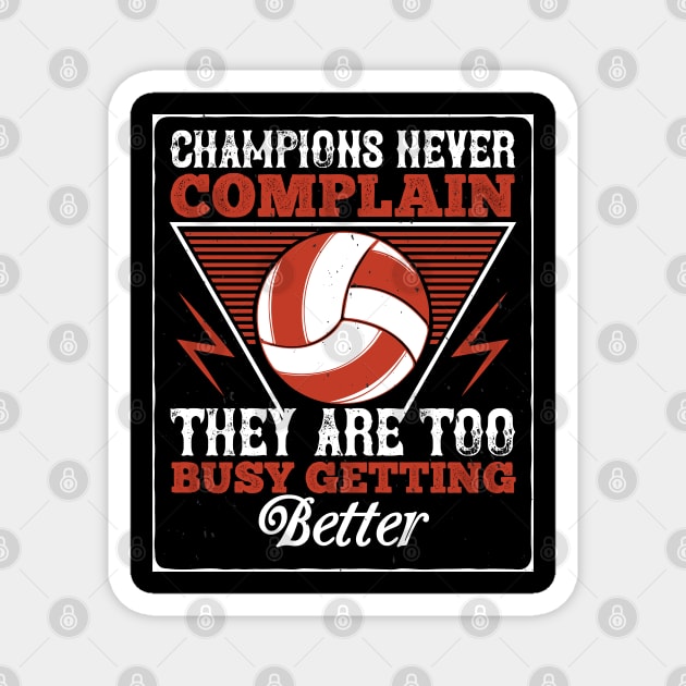 Volleyball Champions Getting Better Magnet by MonkeyBusiness