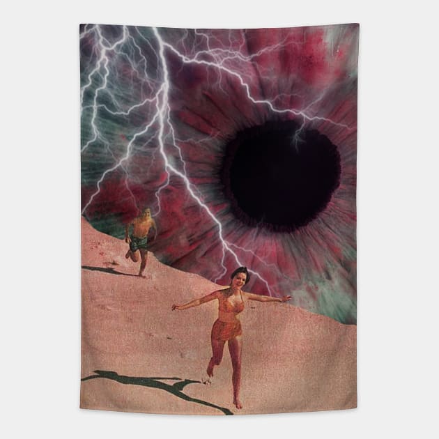 Eye of the storm Tapestry by cosmiceden