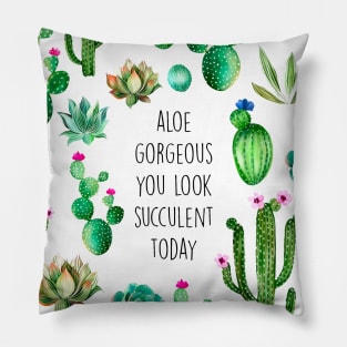 Aloe gorgeous Pillow