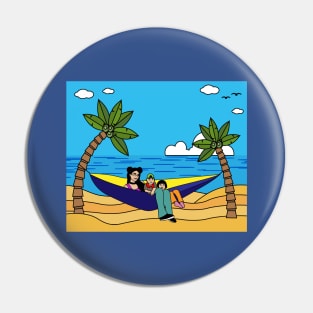 Idlers Hammock Do Nothing Pin