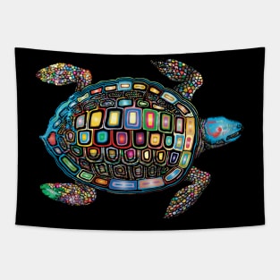 Sea Turtle, animal sea water Tapestry